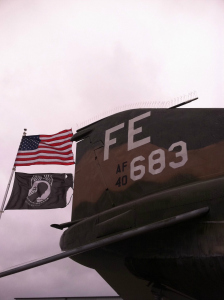 An F-4 Phantom II on display outside Newark, OH