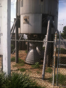 A Titan I missile guards the Gas-N-Go outside Cordele, GA