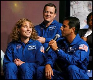 NASA's Educator Astronauts: Mr. Arnold (top), Mr. Acaba, and Mrs. (Dottie) Metcalf-Lindenburger