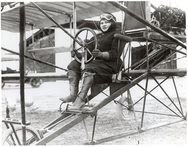Scott in a Curtiss Model D