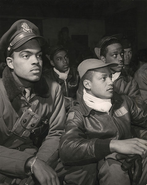 The real Tuskegee Airmen: Hair required.