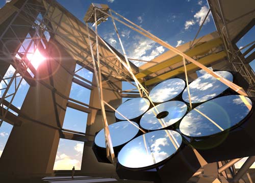 An artists' concept of Magellan. Credit: Giant Magellan Telescope-Carnegie Observatories
