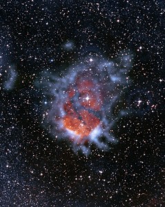Photo: ESO/APEX/DSS2/ SuperCosmos/ Deharveng(LAM)/ Zavagno(LAM)