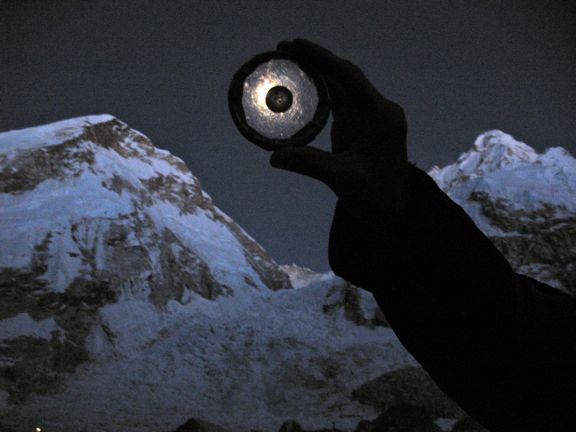 A Moon rock on Mt. Everest: