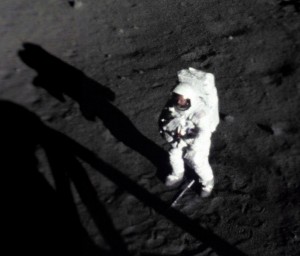 Neil walks on the Moon, July 1969